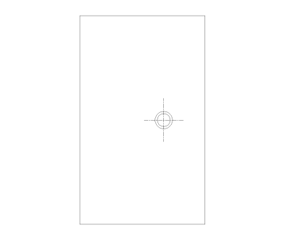 Undermount Kitchen Sink CAD Block. Free DWG AutoCAD Imperial drawing available to download