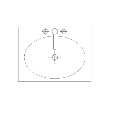 Bathroom Vanity Sink CAD Block. Free DWG AutoCAD Imperial drawing available to download