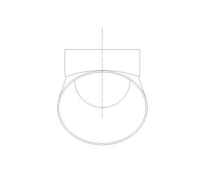 ADA Compliant Urinal CAD Block. Free DWG AutoCAD Imperial drawing available to download