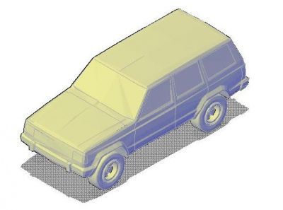 Jeep Cherokee 3d dwg