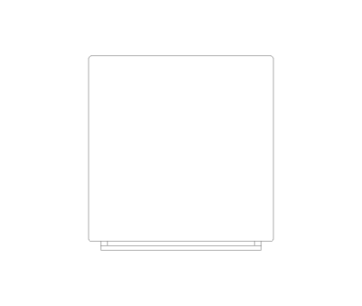 Drawer Dishwasher CAD Block. Free DWG AutoCAD Imperial drawing available to download