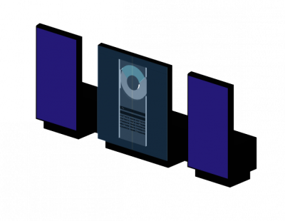 Hi Fi system 3ds max block 
