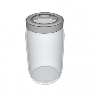 Glas Sketchup-Modell