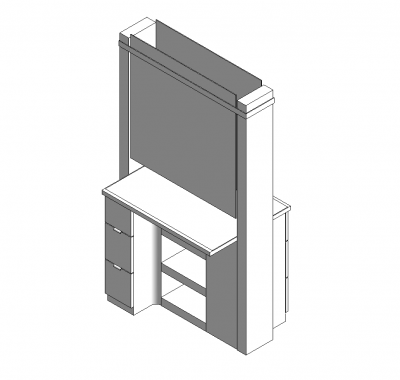 Salon-Station Revit-Modell