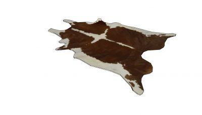 Kuhhaut Teppich Sketchup-Modell