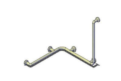 ADA Handläufe 01 3D-DWG-Modell