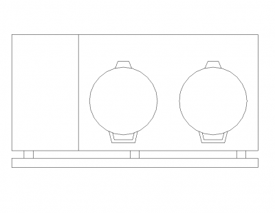 AGA Cooker plan dwg
