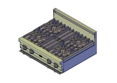 Outdoor Stove 3D dwg