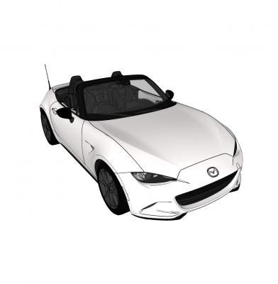 Mazda MX5 Sketchup-Modell