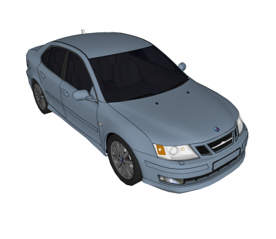 Saab 9-5 Sketchup-Modell