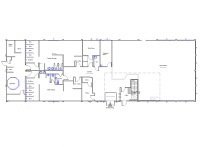 Gymnasium floor plan 
