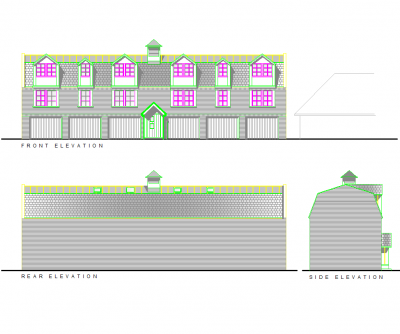 Apartment block design 