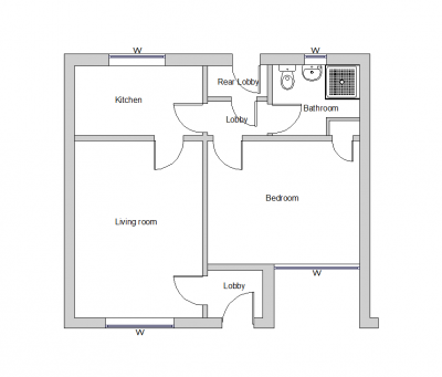 Bungalow floor plan