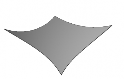 Sombra ajustable Sail Revit Family