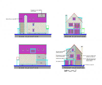 3 Storey house design 