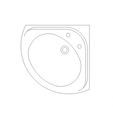 Lavabo angolare