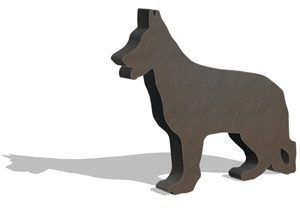 German Shepherd Dog Revit family