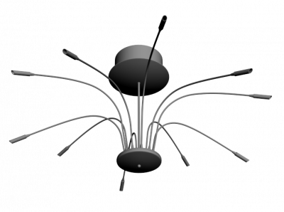 Decorative ceiling light 3d max model