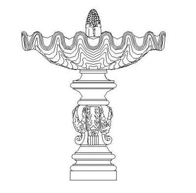 Garden - Fountain 01