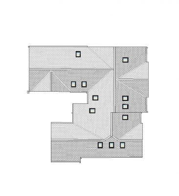 Apartment roof plan