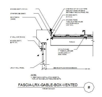 Standing Seam Roof Detail - 01