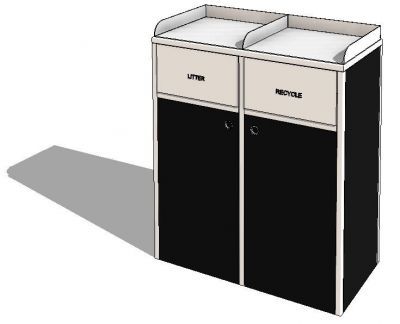 Recyclingbehälter (Doppel)