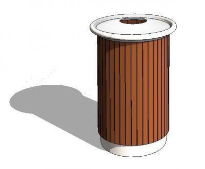 Rimmed Bin Revit family 