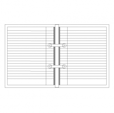 Binder folder dwg block 