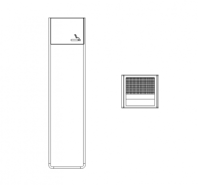 Cigarette bin dwg