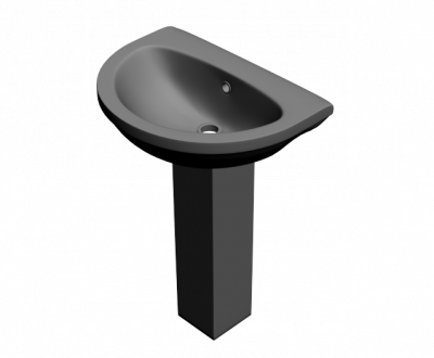 Pedestal Waschbecken 3ds max Modell
