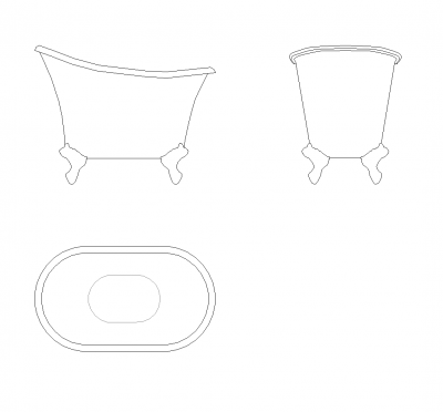 Bañera de inmersión dwg