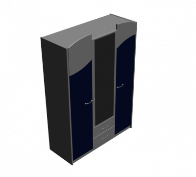 Wardrobe unit 3ds max block