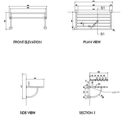 Bathroom shelf design dwg