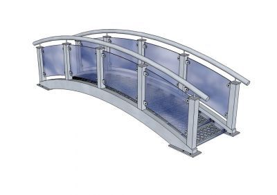 Footbridge Design Sketchup model
