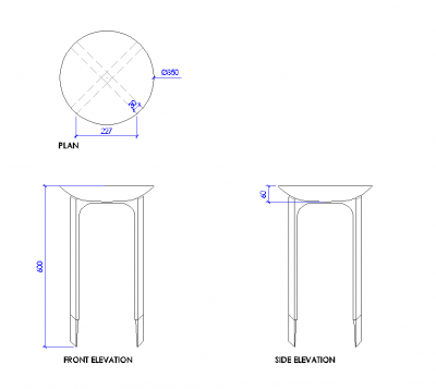 Side table dwg 