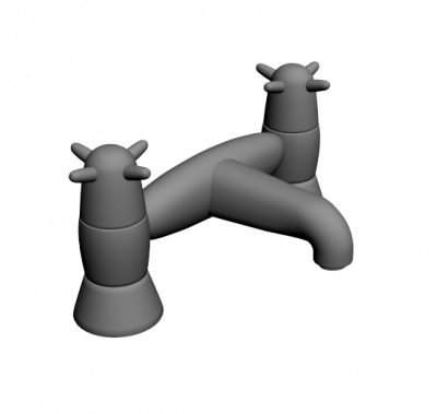 Einhebelmischer Set 3ds max Modell