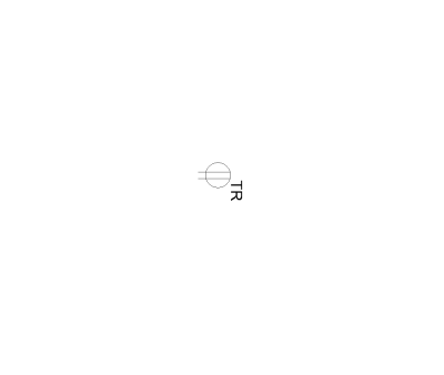Tamper Resistant Outlet Symbol CAD Block. Free DWG AutoCAD Imperial drawing available to download