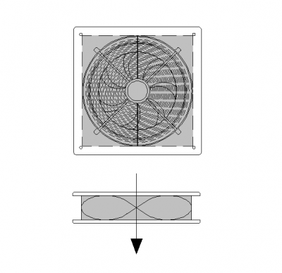 Ventilatore a muro (assunzione)