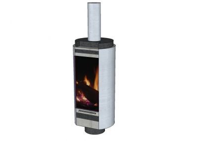 Moderne Holzofen