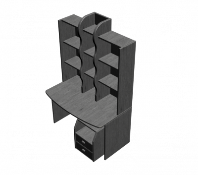 Children \ 's Schreibtisch 3D Max Block