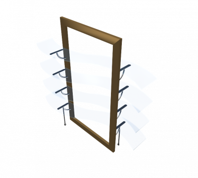 Designer shelving Max model