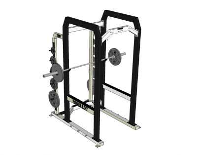 Squat Rack sketchup model