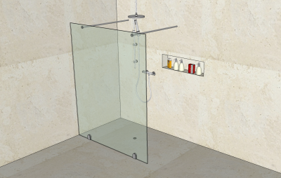 Nassraumdesign sketchup Block