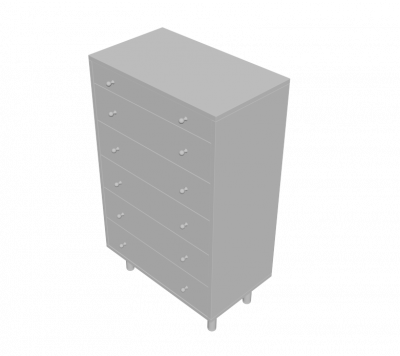 Drawer unit 3DS Max model 