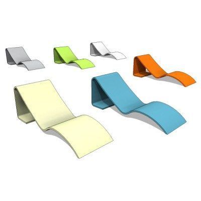 Moderne Chaise Lounge Revit-Modell