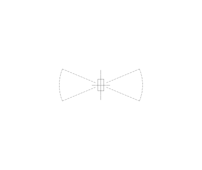 Step Light Symbol CAD Block. Free DWG AutoCAD Imperial drawing available to download