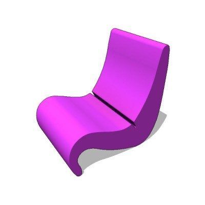Moderne Sitz Revit Block