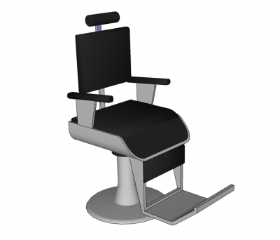 Barbers Stuhl SketchUp-Modell