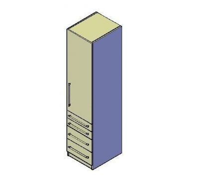 Wäscheschrank 3d dwg