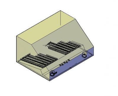 Dunstabzugshaube SketchUp-Modell